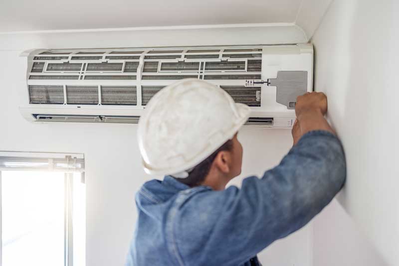 A home AC unit
